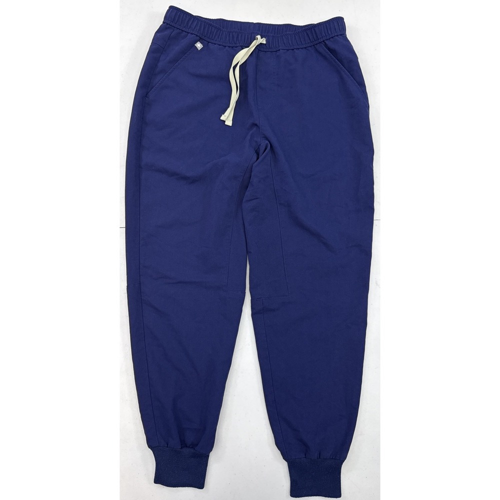 FIGS Tansen Jogger Scrub Pants Mens Medium Short M/S Navy Blue